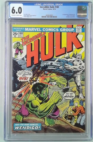 Incredible hulk 180 cgc - incredible,