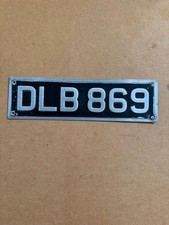 1957 DLB869 Bristol LD6B ECW Crosville Bus Coach Fleet Number Plate Sign Badge
