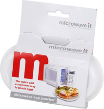 2 Egg Poacher PP346, White