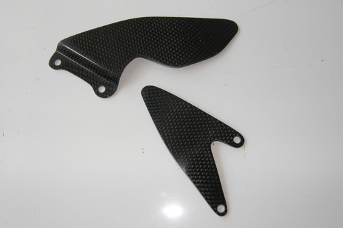 Carbon fibre heel plates - carbon,