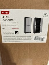 Keter Titan Multi Sapce Indoor Garage Utility Multi Purpose Black & Grey Cabinet
