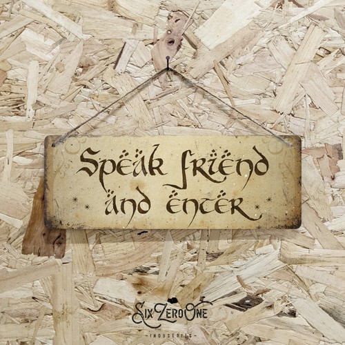 Lotr speak friend and - speak,