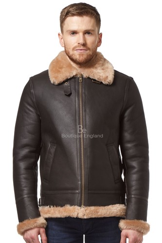 Men brown beige fur - beige,