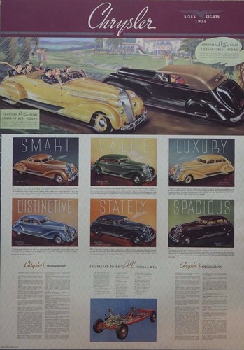 Chrysler 1936 rare vintage - chrysler,