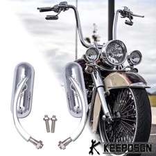2x Chrome Motorcycle Mirrors
