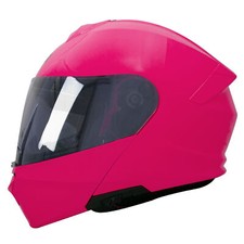 ZORAX ZOR-838 Pink Modular DVS Flip Up Front Helmets Motorbike & Inner Sun Visor