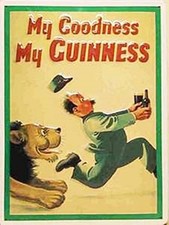Guinness Lion  large embossed