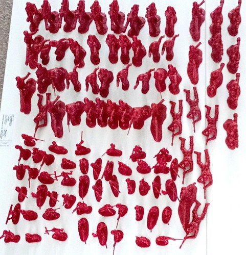 Unpainted plastic toy soldier - unpainted,