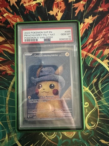 Pokemon pikachu with - grey, felt
