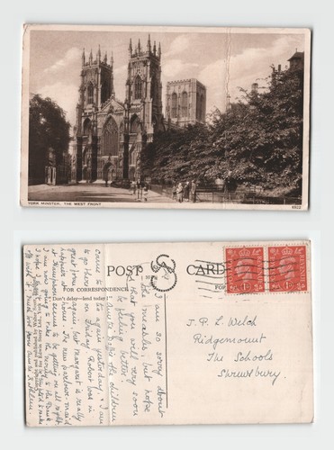 Postcard york minster the - york,
