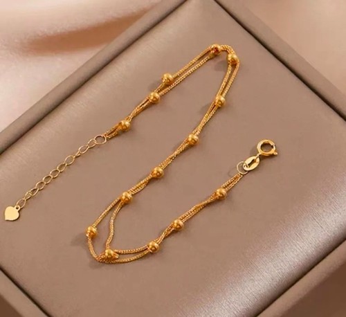 Solid 18ct gold double - gold,
