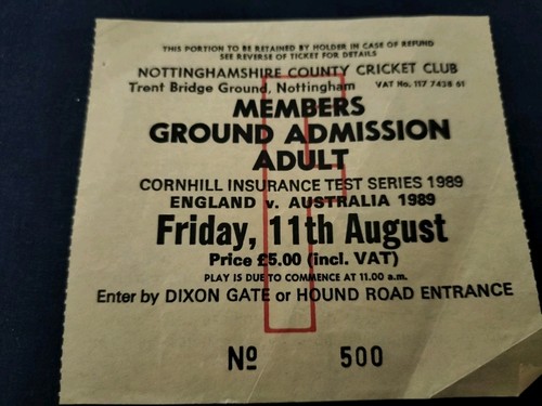 Vintage match ticket england - vintage,