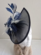 Navy And Cream Feather