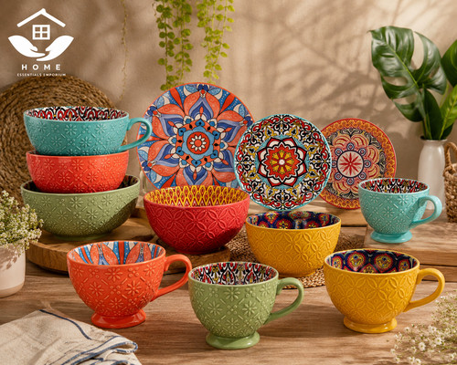 Ceramic pasta bowl coffee - pasta, cup