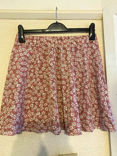 Shein pink white floral - white,