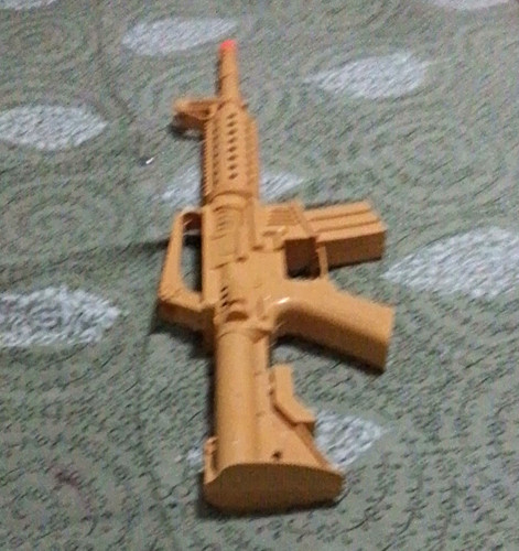 Plastic soft dart toy rifle - soft,