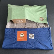 Guinea Dad Cage Liner Small Animal Fleece Pocket Grey Green 120 x 77cm Open Box