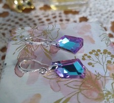 Unwanted gift lavender Earrings New 