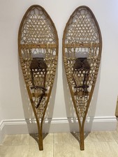 Pair of Vintage Antique  NORTHLAND Snowshoes 48”