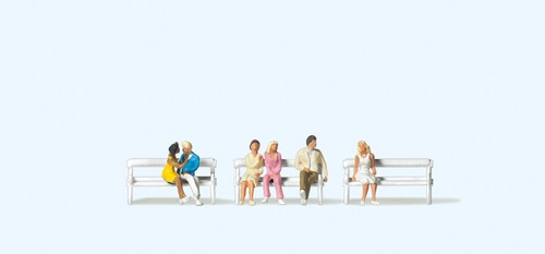 Preiser 79092 couples - couples, seated