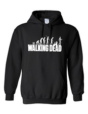 Inspired The Walking Dead Evo Hoodie Unisex Black Daryl Dixon Rick Zombie 