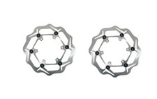 PAIR OF DISCS FRONT W-FLO KTM GS 300 1991 - 1996 WL4007 BRAKING