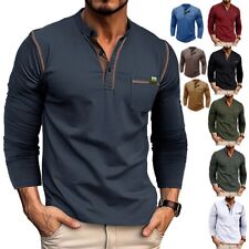 Mens Casual Long Sleeve