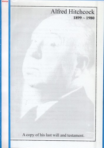 Alfred hitchcock copy his - hitchcock, of