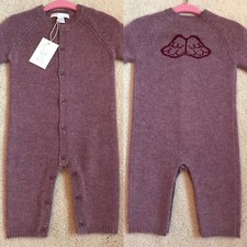 Marie Chantal Cashmere Romper Angel Wings