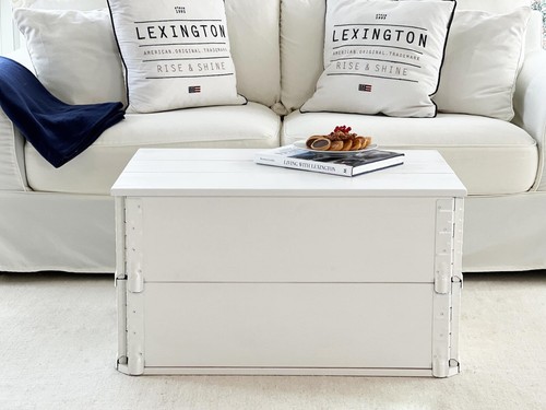 Chest coffee table wood - , solid