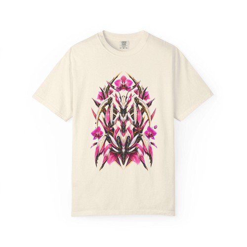 Cyber orchid mantis graphic - cyber,