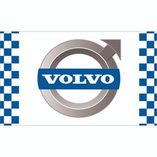 VOLVO CHECKERED  3' X 5' FLAG