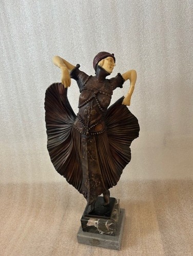 Art deco figure dancing - art,