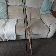 Vintage Super Flex Black Flash 3 Pce 12ft Fresh Water Course Fishing Rod