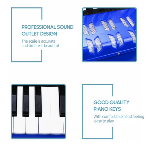 Blue key bass kids - 17-key, 8-bass