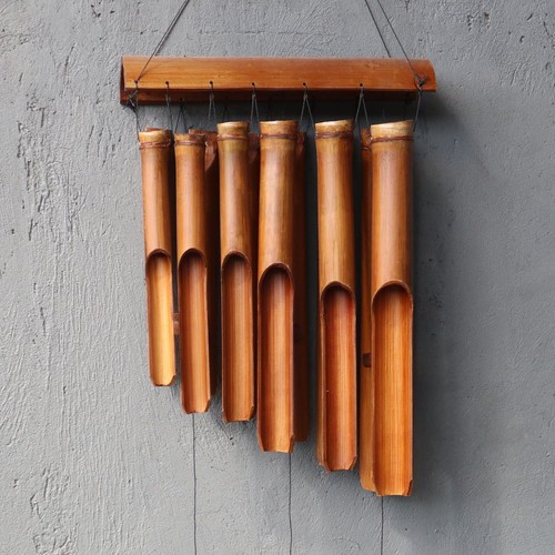 Bamboo windchime natural - bamboo,