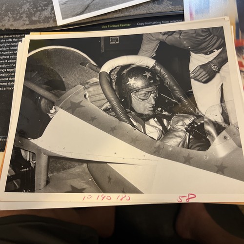 Vintage race car driver photo - race,