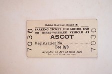 Railway Parking Ticket BRB (S)