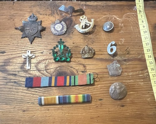 Antique mixed military lot ww1 - mixed,