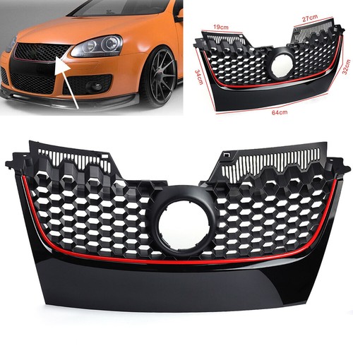 Gloss black honeycomb mesh - black,