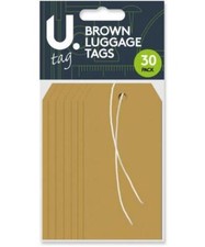 BROWN LUGGAGE LABELS Crafting