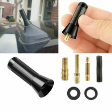 3.5cm Carbon Car Aerial Bee Sting Stubby Mast Antenna Ariel Arial Radio BLK