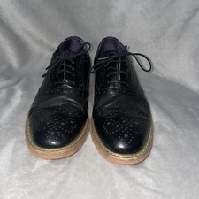 Gucinari Men’s Shoes Black Leather Brogues Size EUR 40