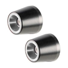 Suzuki GSXS750 2017-2021 Silver Lightech 200 Series Handlebar Counterweights