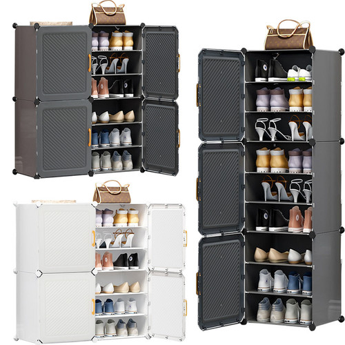 Large shoe rack with door - large,