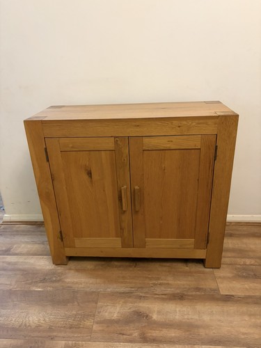 Solid oak cabinet - solid,