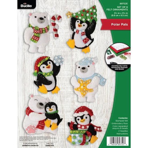 Bucilla felt ornaments - felt,
