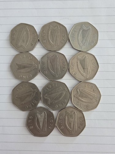 Job lot 11x ireland irish - lot, 50p