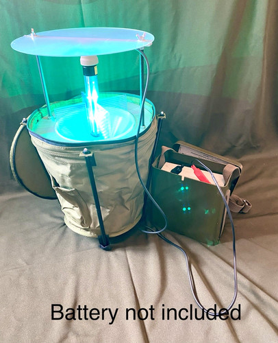 Portable collapsible moth trap - portable,