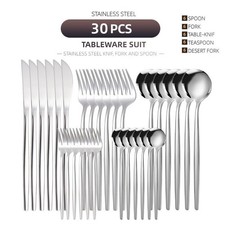 30X CUTLERY DINNER SET